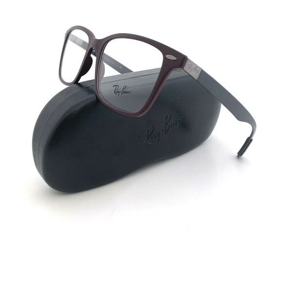 New Ray-Ban Frames Matte Burgundy Mens RB7144 5771